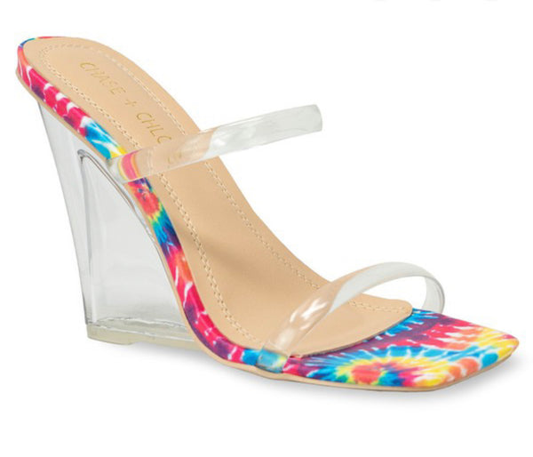 $40 Clear Wedges